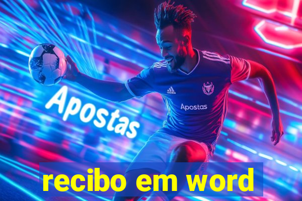 recibo em word